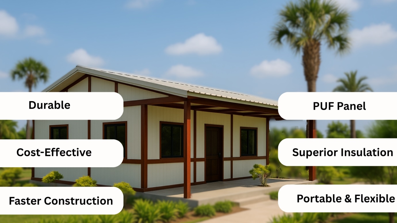 Benefits of Choosing PUF Panels for Your Guest House