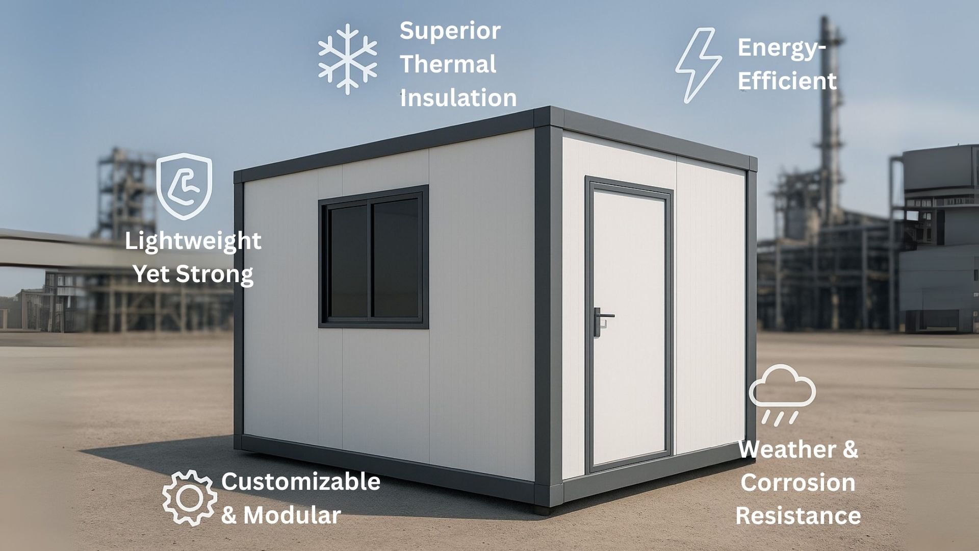 PUF Panels for Storage Cabins