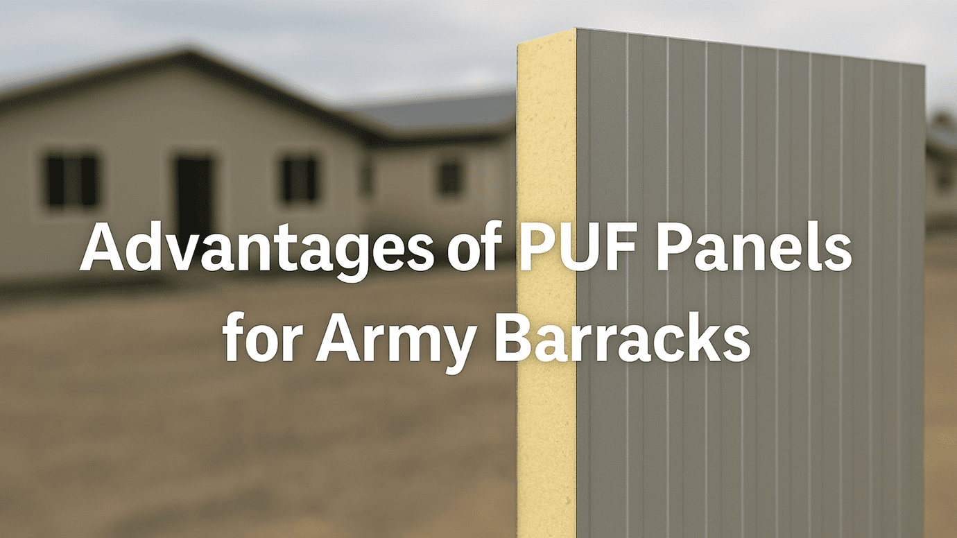 Advantages of Using PUF Panels for Army Barracks