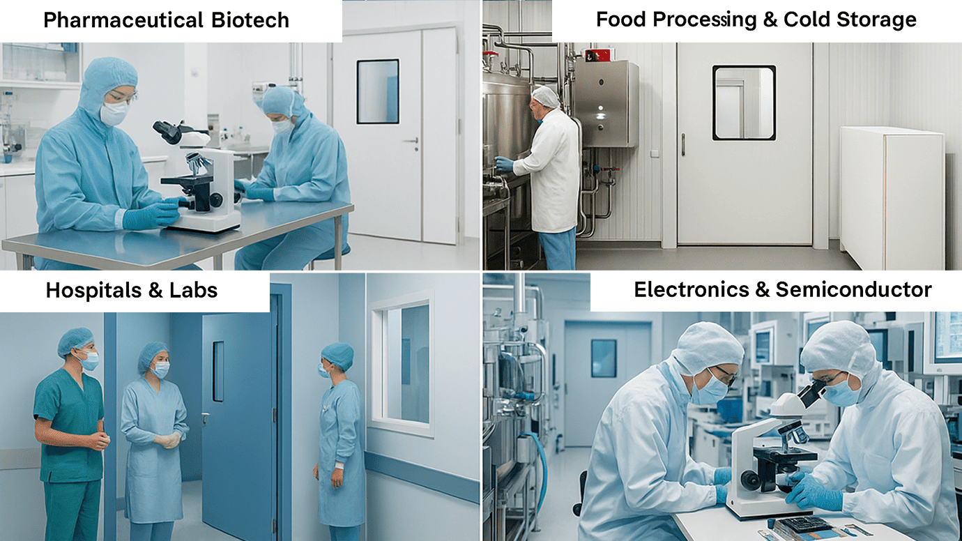 Applications of Clean Room Doors
