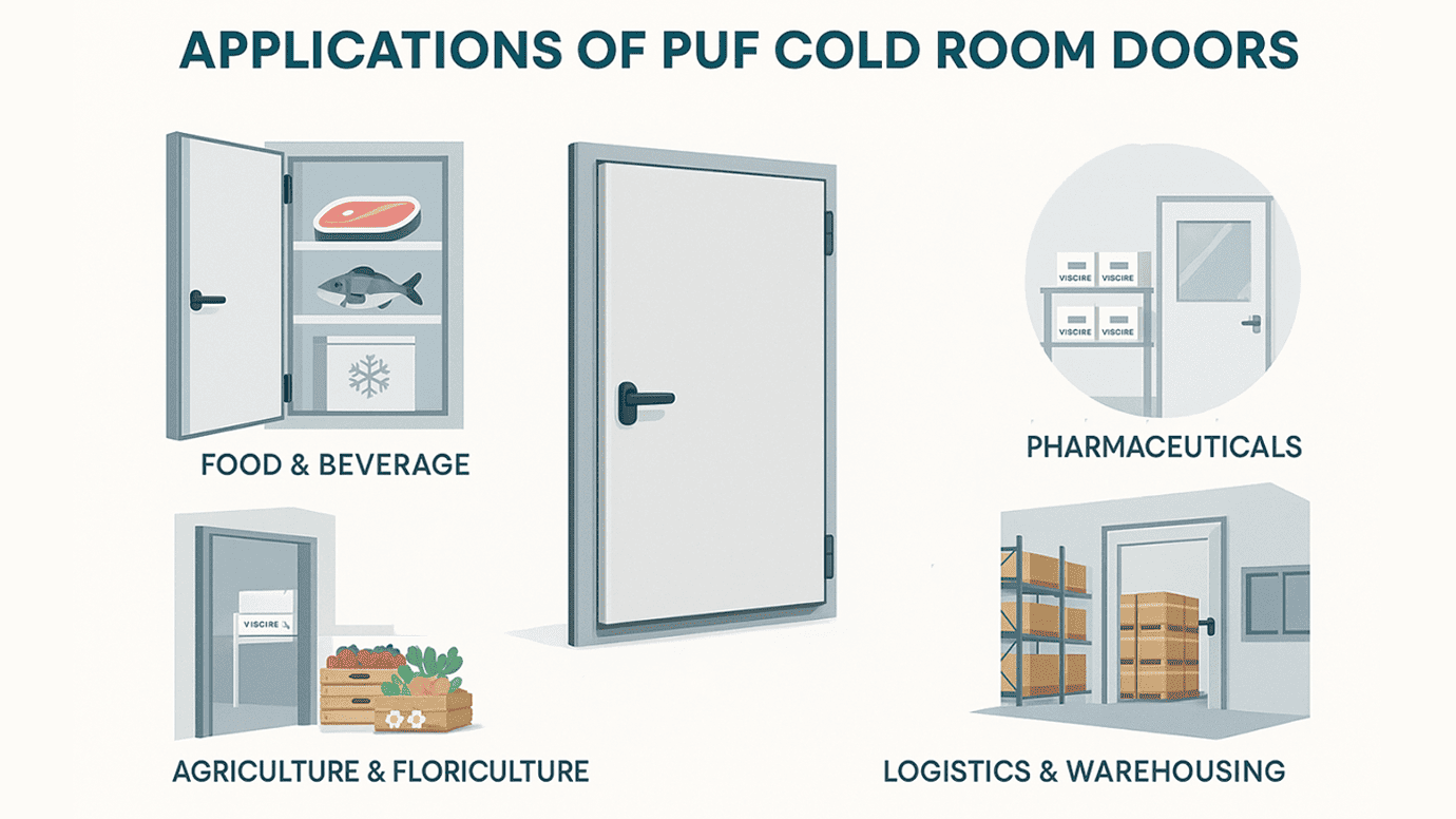 Applications of PUF Panel Cold Room Doors