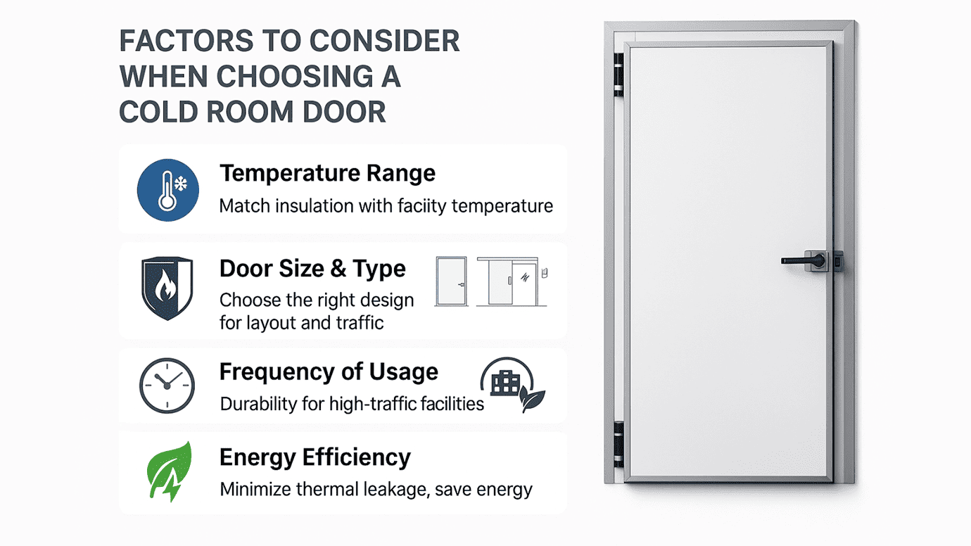 Choosing the Right Cold Room Door
