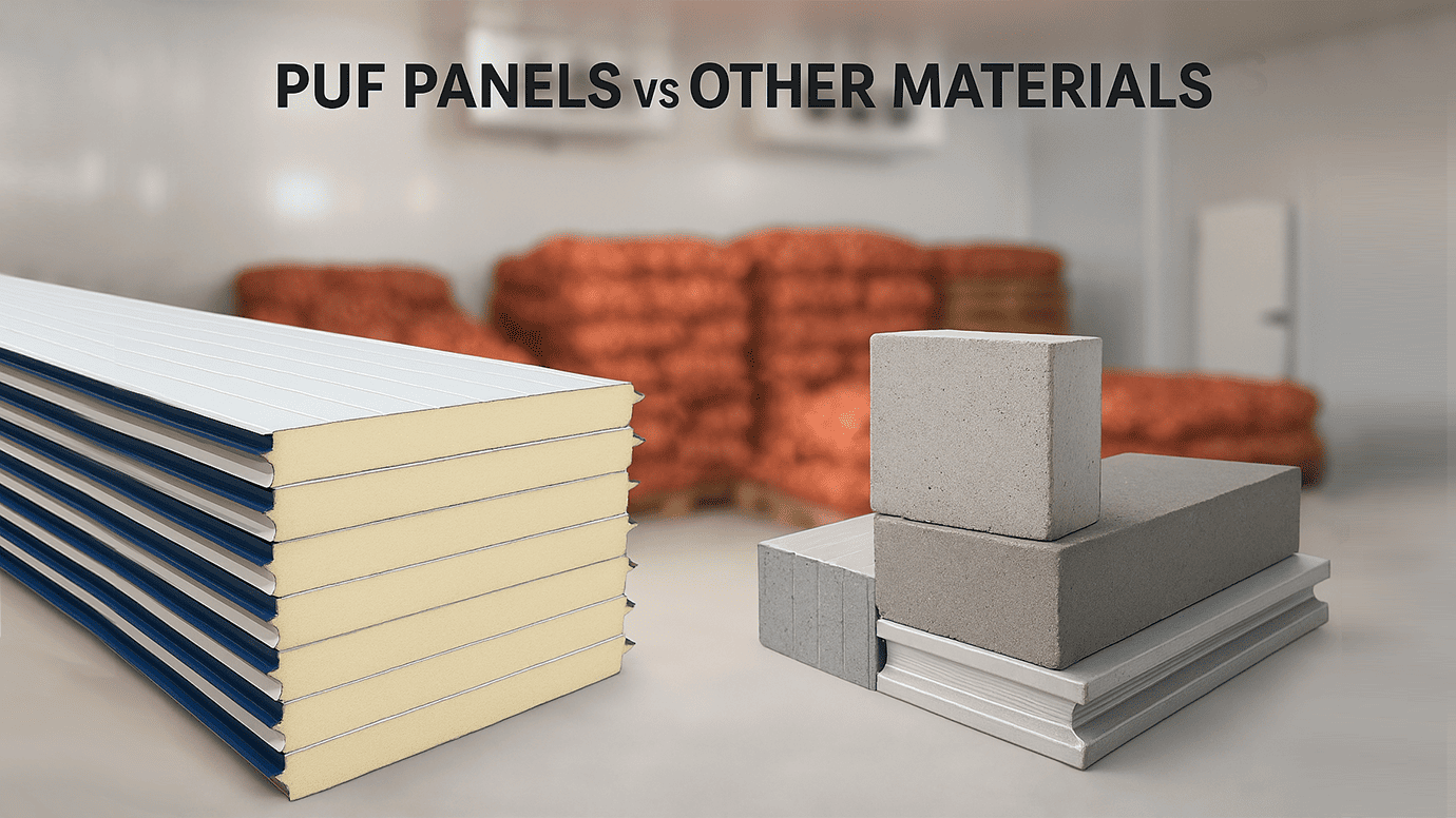 Comparing PUF Panels with Other Materials Used to Make Onion Cold Storage Solutions
