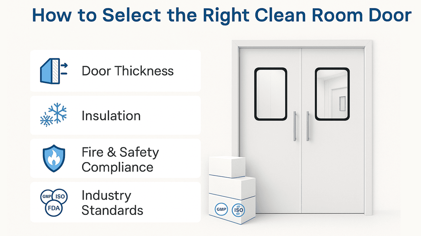 How to Select the Right Clean Room Door