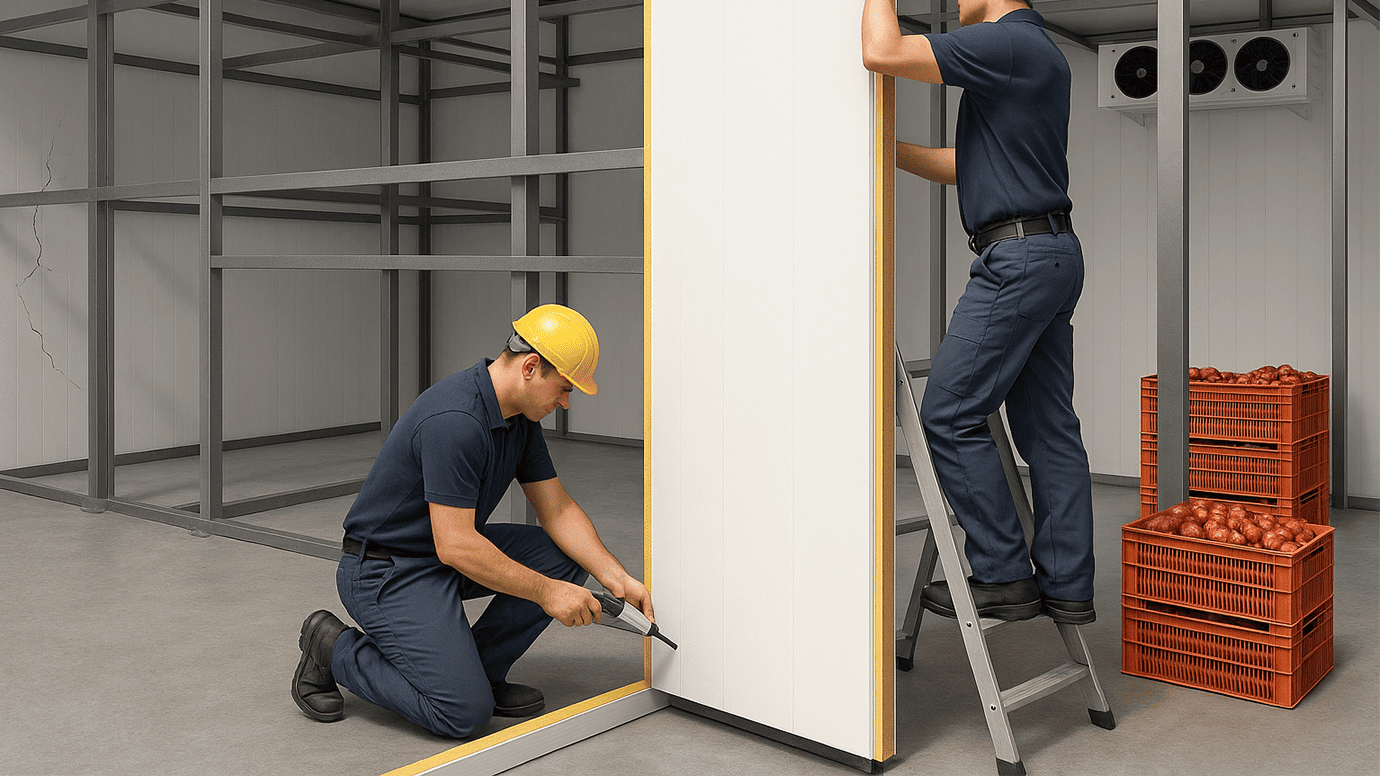 Installation and Maintenance of PUF Panel Onion Cold Storage Systems
