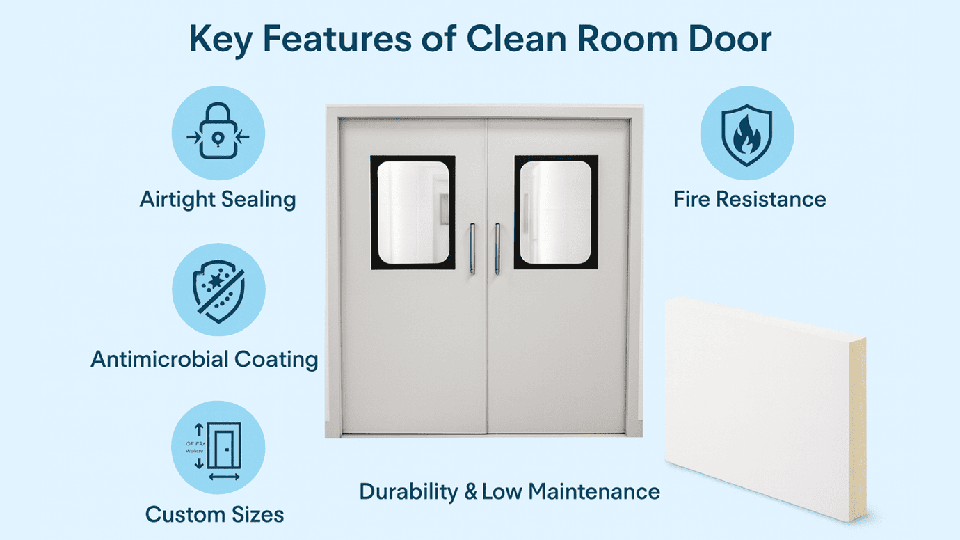 Key Features of Our Clean Room Doors