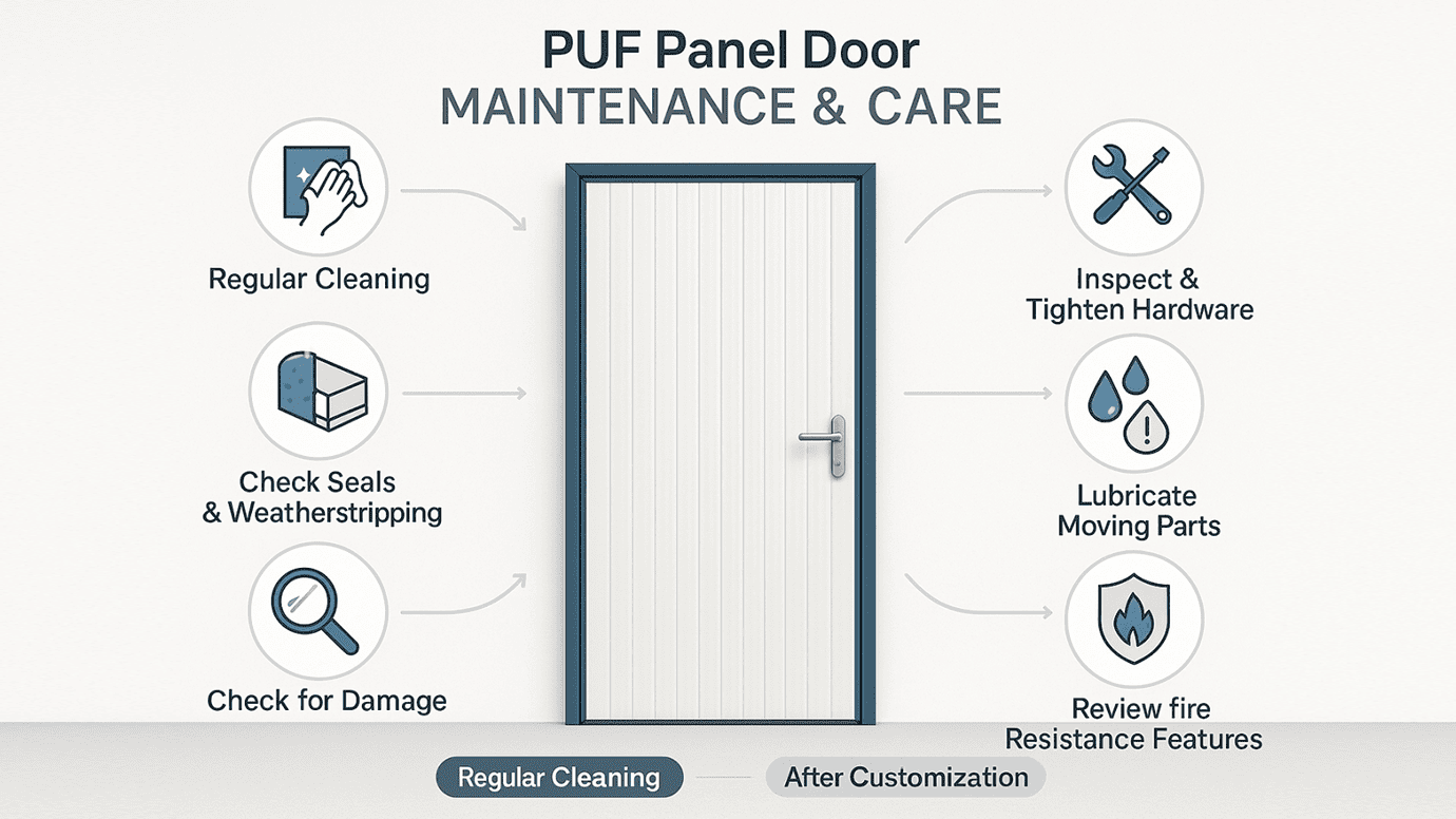 Maintenance and Care of PUF Panel Doors