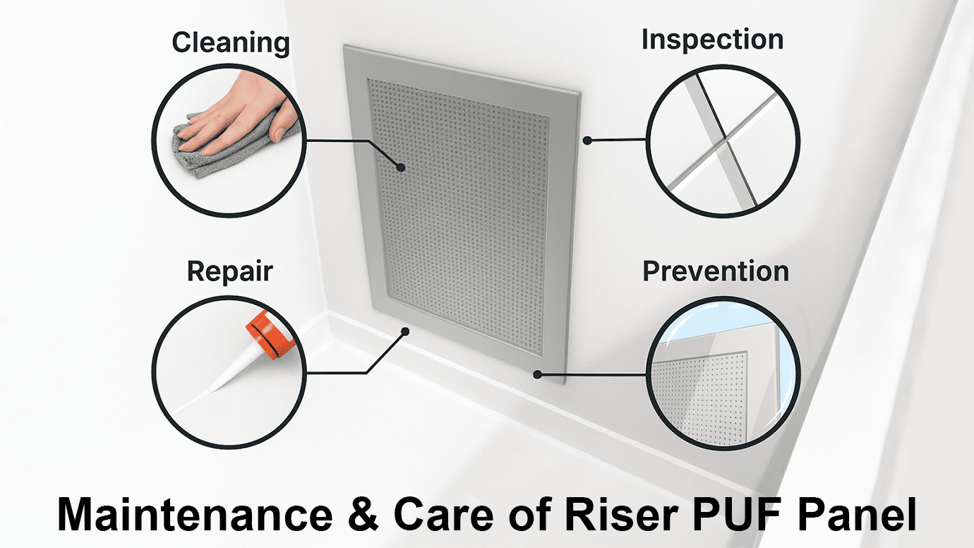 Maintenance and Care of Riser PUF Panels