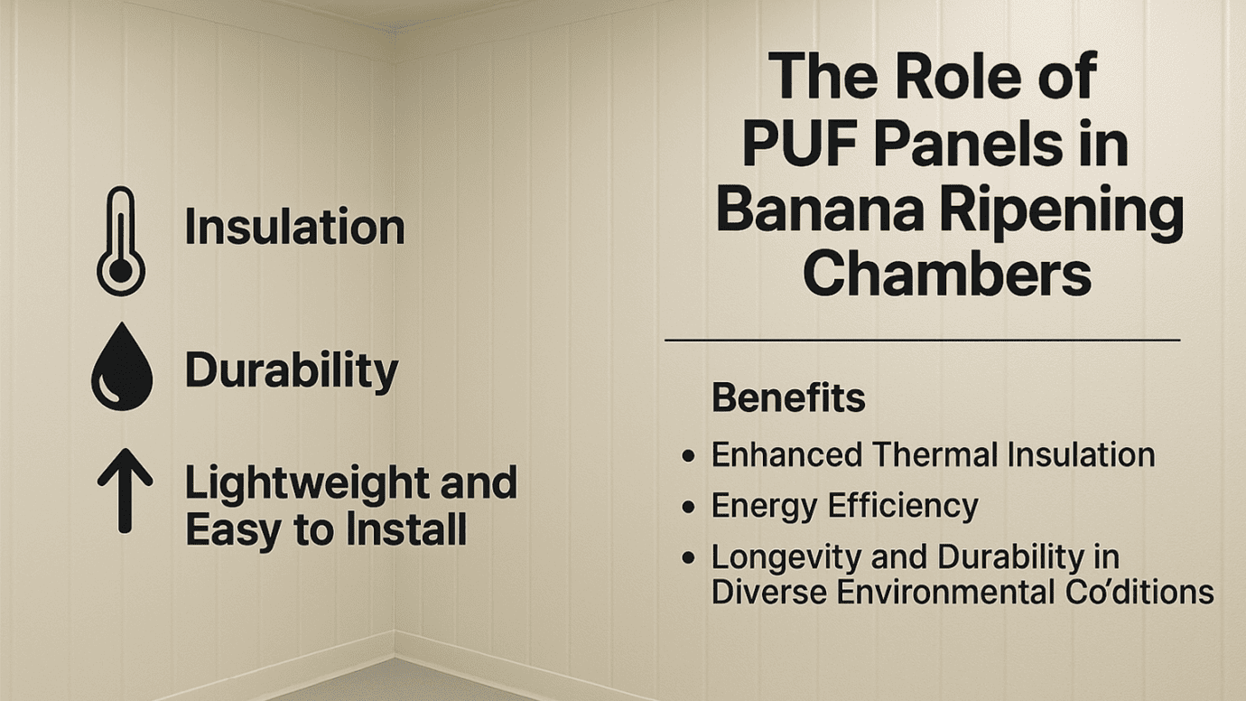 Role of PUF Panels in Banana Ripening Chambers