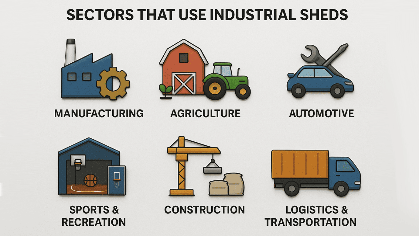Various Sectors Using Industrial Sheds