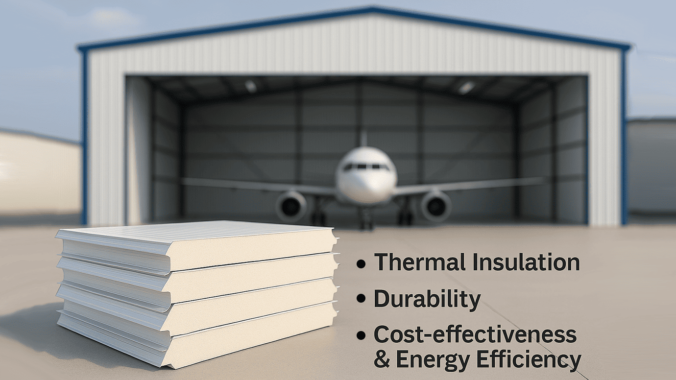 Advantages of PUF Panels for Airplane Hangars Advantages of PUF Panels for Airplane Hangars