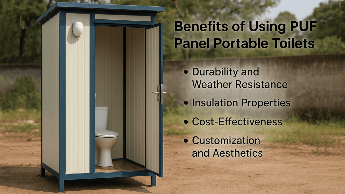 Benefits of Using PUF Panel Portable Toilets