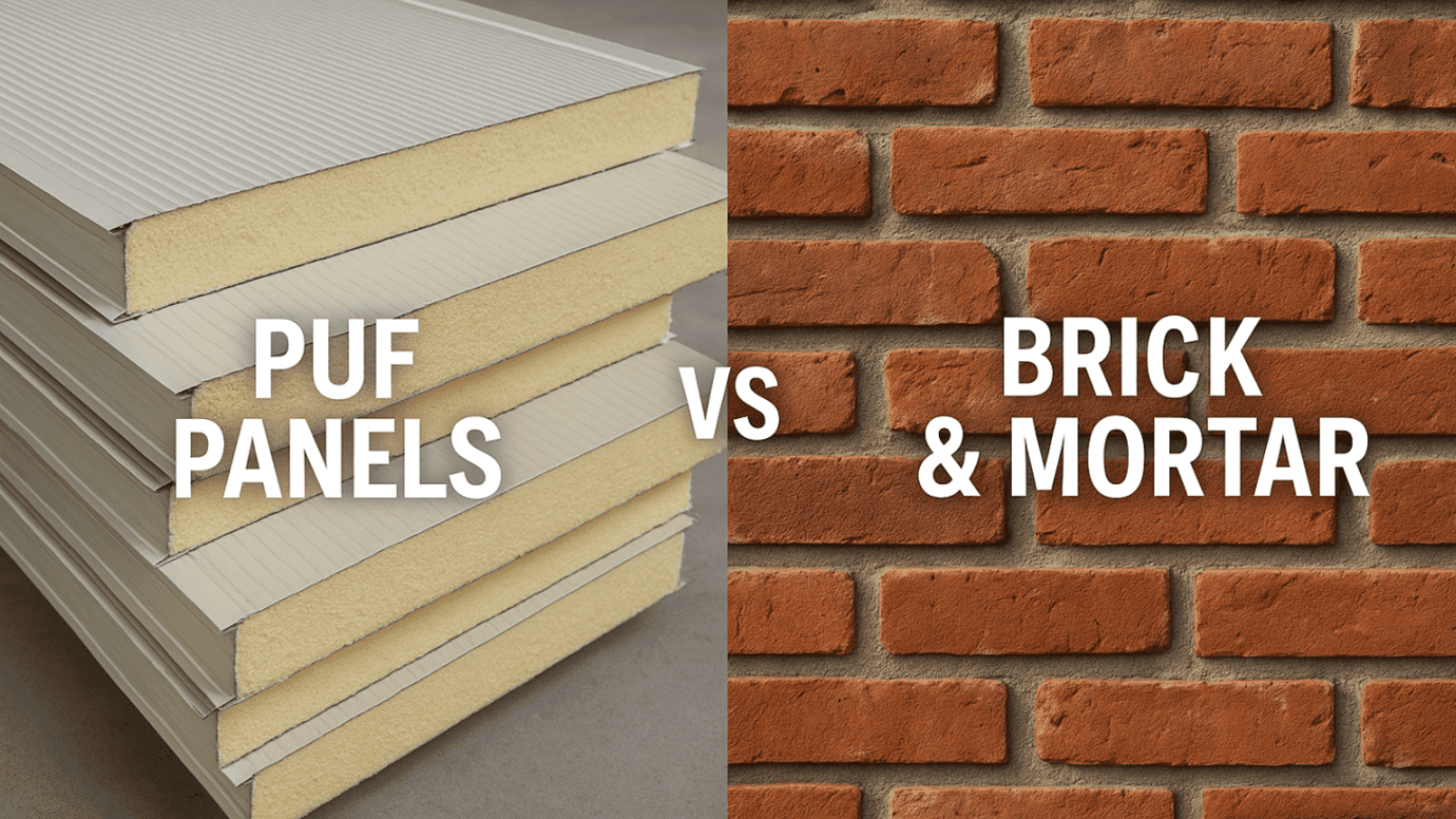 Brick & Mortar vs PUF Panels Brick & Mortar vs PUF Panels