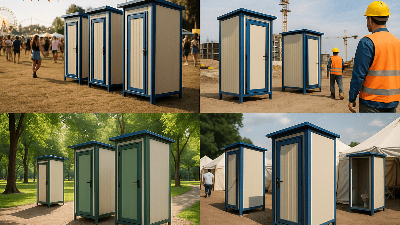 Common Uses of Portable Toilets with PUF Panels