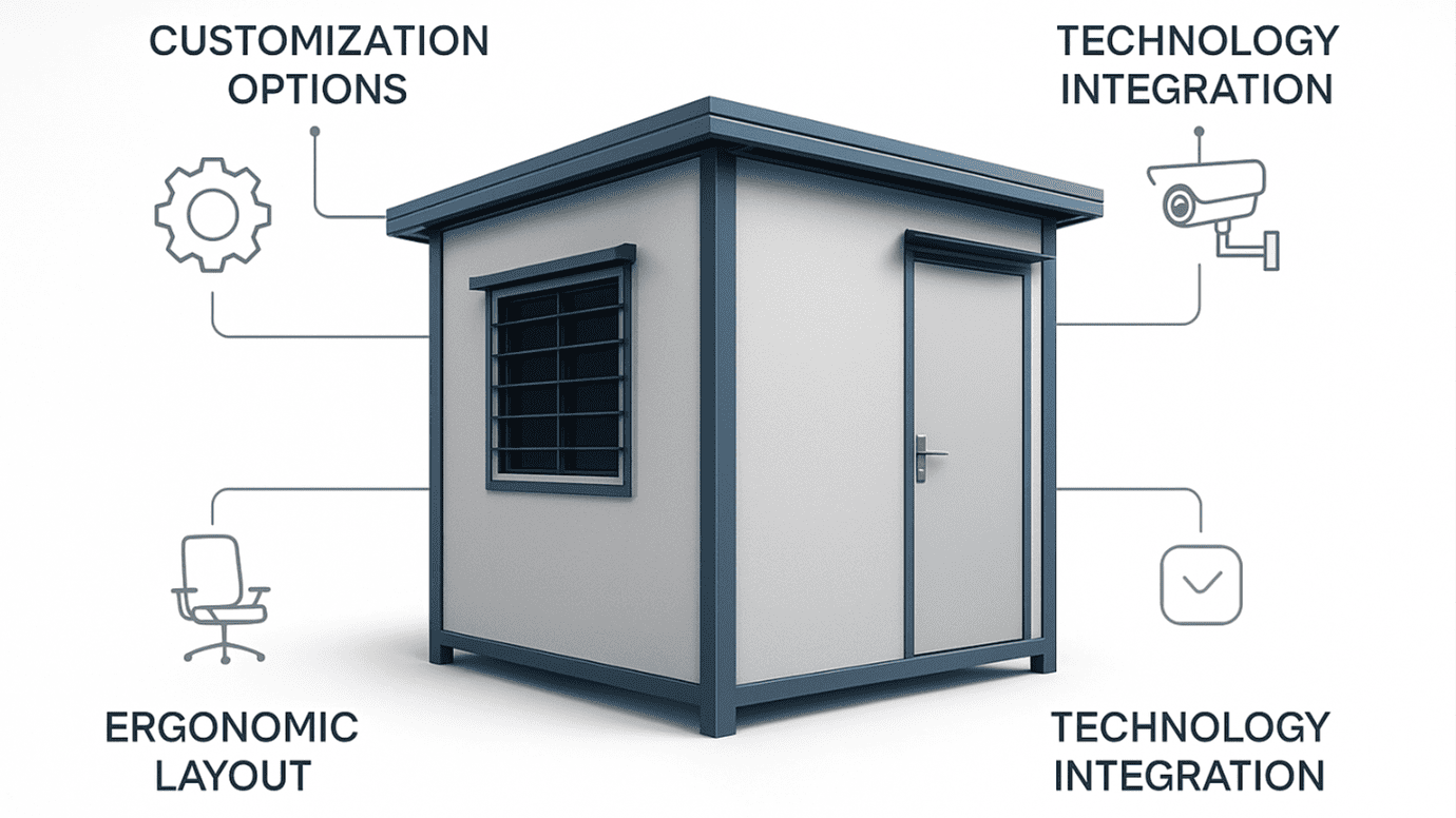 Design Features of PUF Panel Security Guard Cabins Design Features of PUF Panel Security Guard Cabins