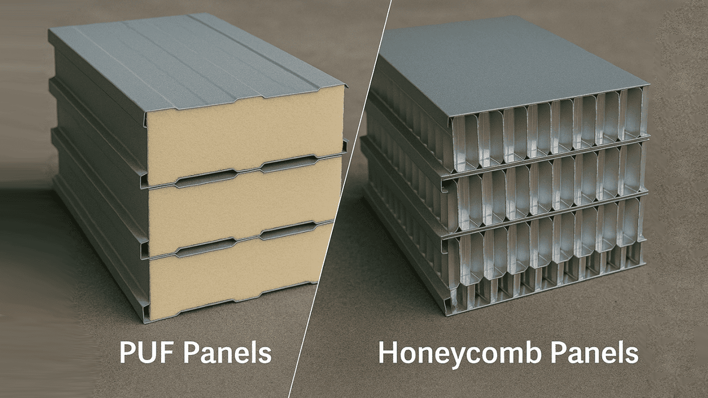 PUF Panels vs Honeycomb Panels-img PUF Panels vs Honeycomb Panels-img