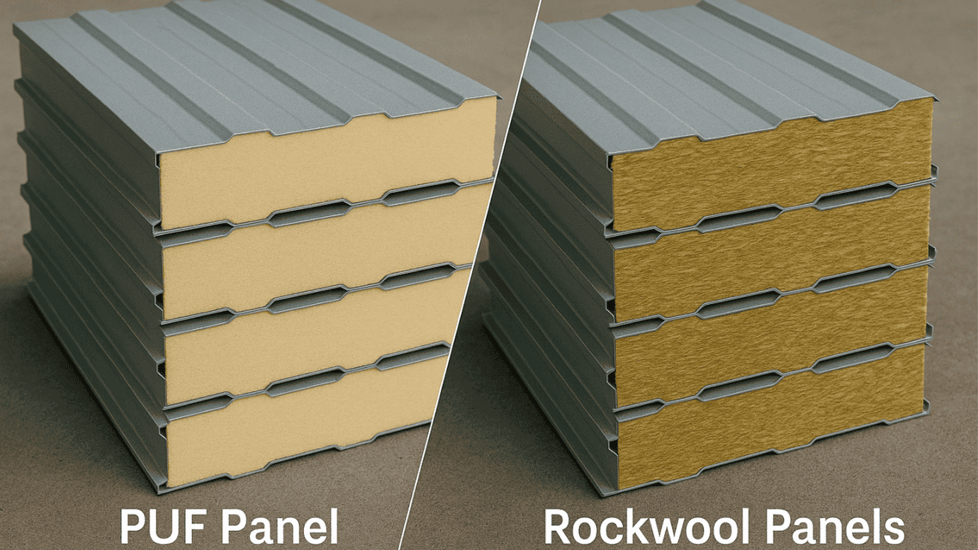PUF Panels vs Rockwool Panels-img PUF Panels vs Rockwool Panels-img