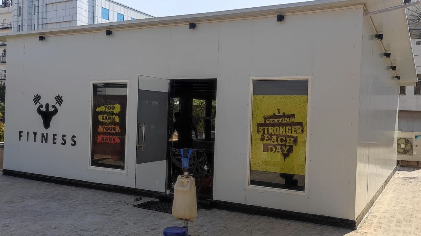 Prefabricated Gym in Noida Sector-16, Film City