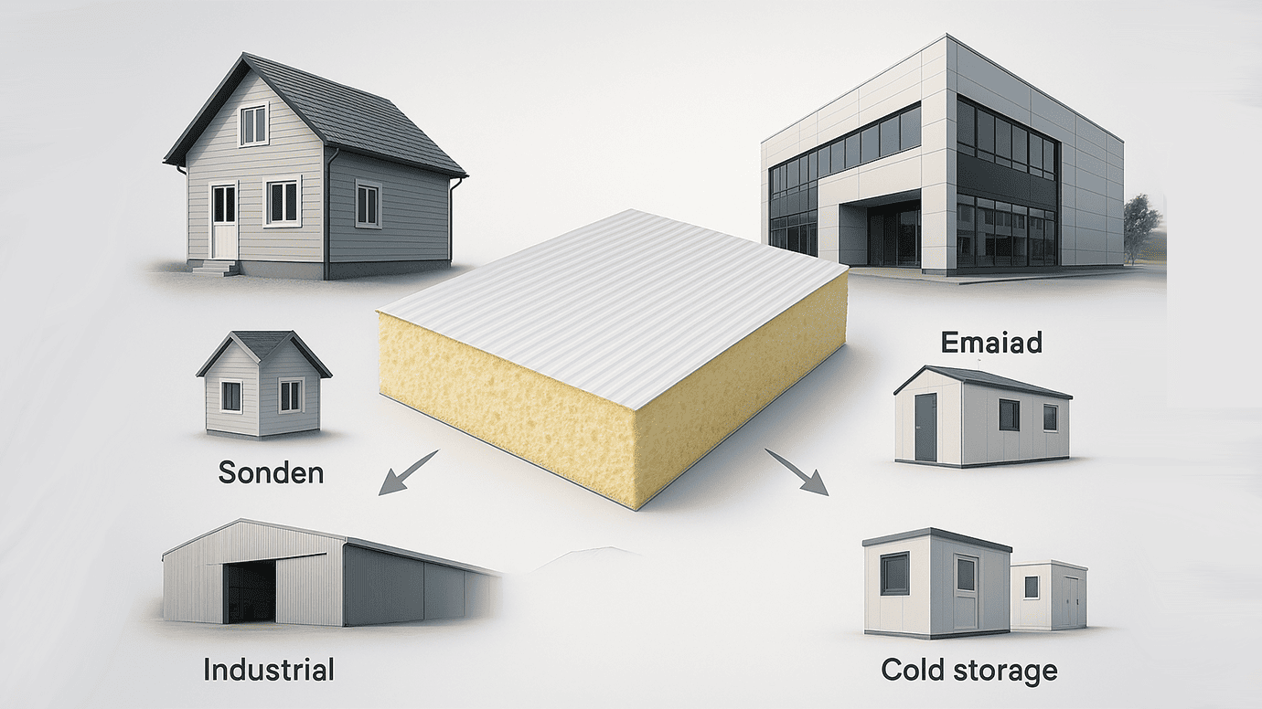 Recommended PUF Panel Thickness for Various Applications