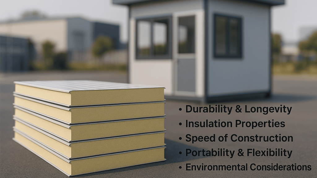 Puff Panel Column Guard Transform Security Management with Portable Security Guard Cabins