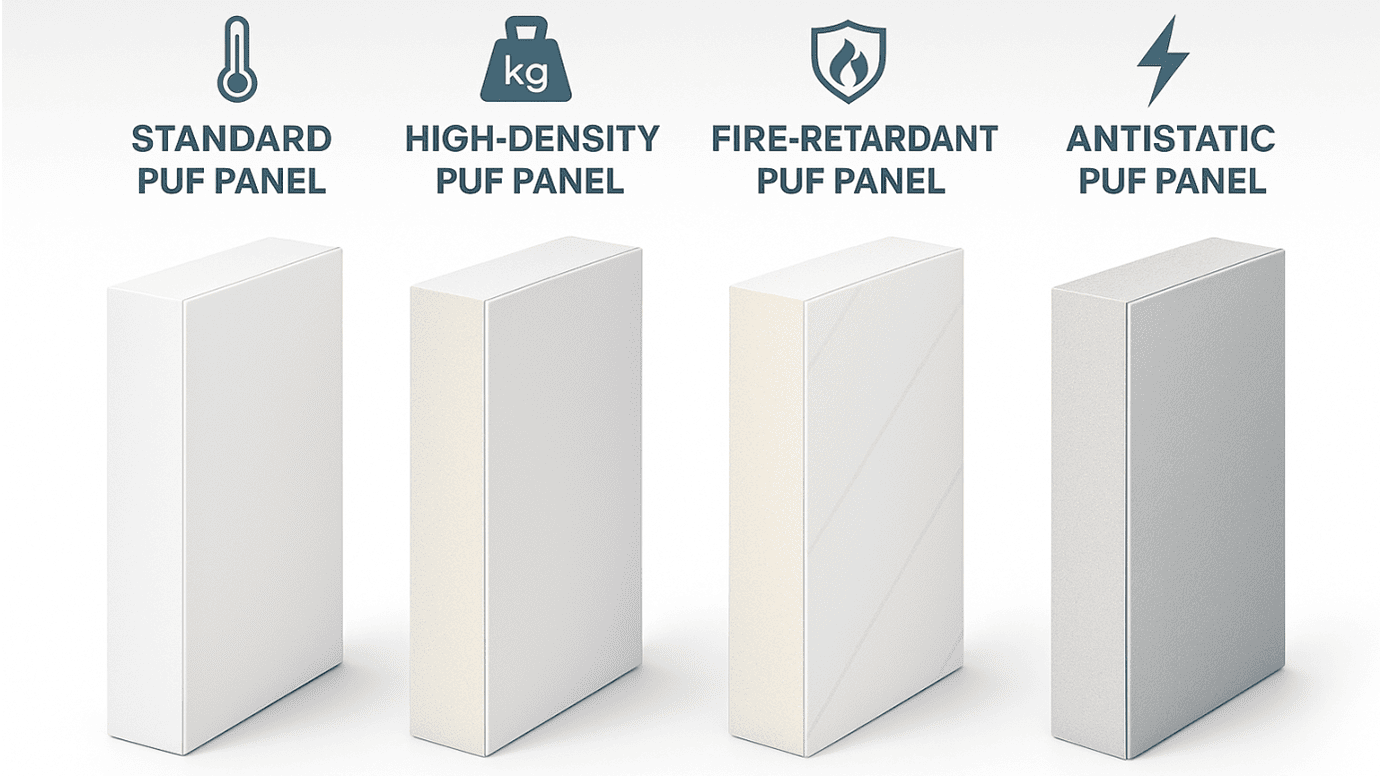 Types of PUF Panels for Clean Rooms Types of PUF Panels for Clean Rooms