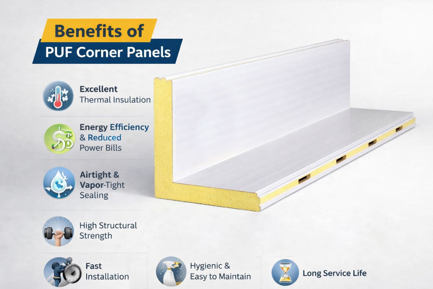 Benefits of Using PUF Corner Panels