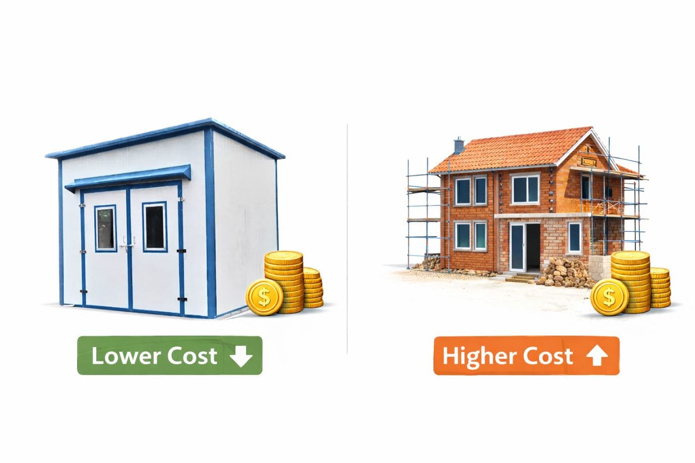 Comparison of Porta Cabin Costs with Traditional Building Costs Comparison of Porta Cabin Costs with Traditional Building Costs
