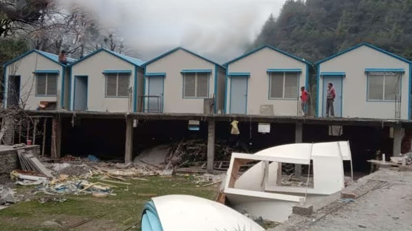 PUF Panel Prefab Cottages in Barot Valley, Himachal Pradesh