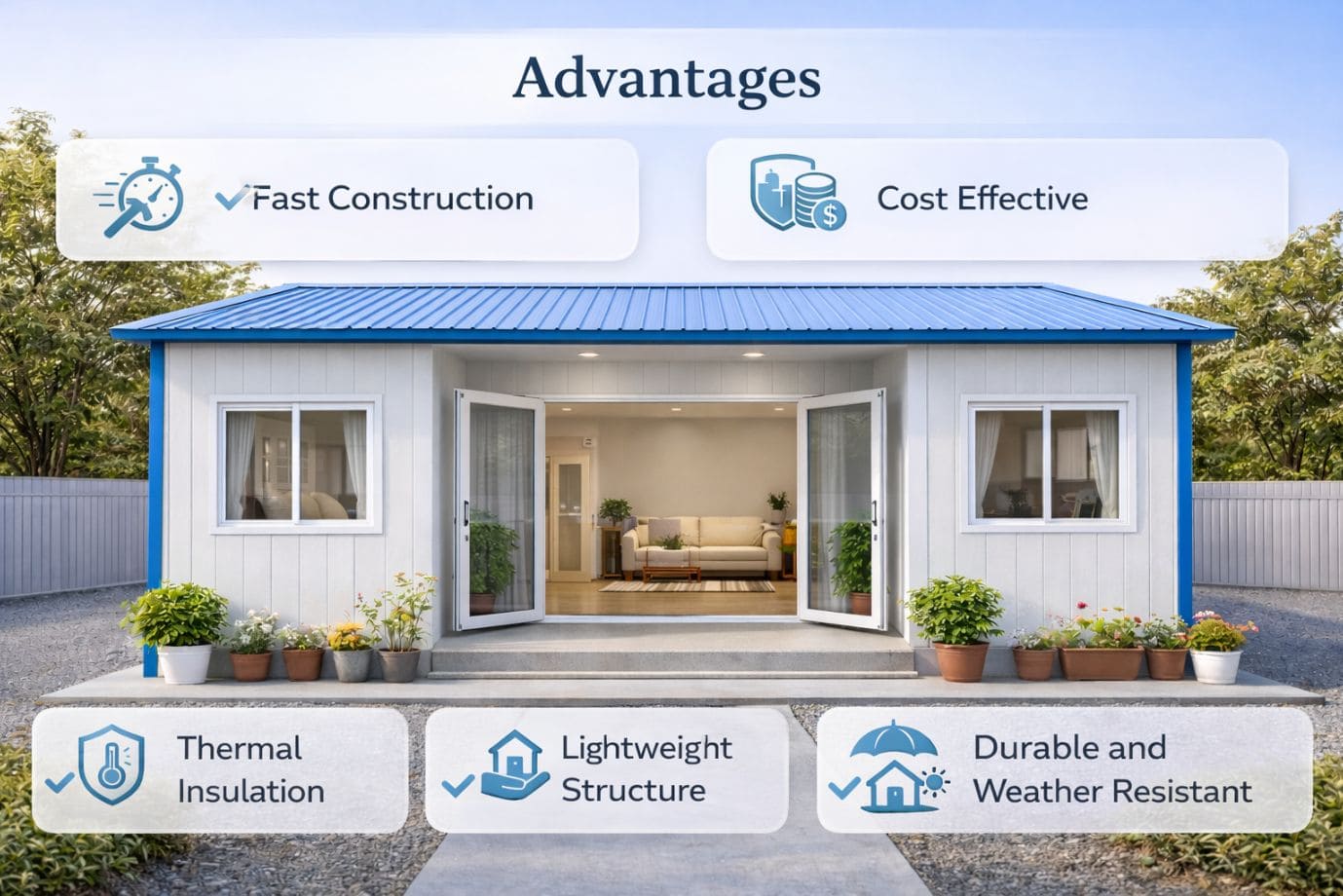 Advantages of Building a 2BHK House with PUF Panels Advantages of Building a 2BHK House with PUF Panels