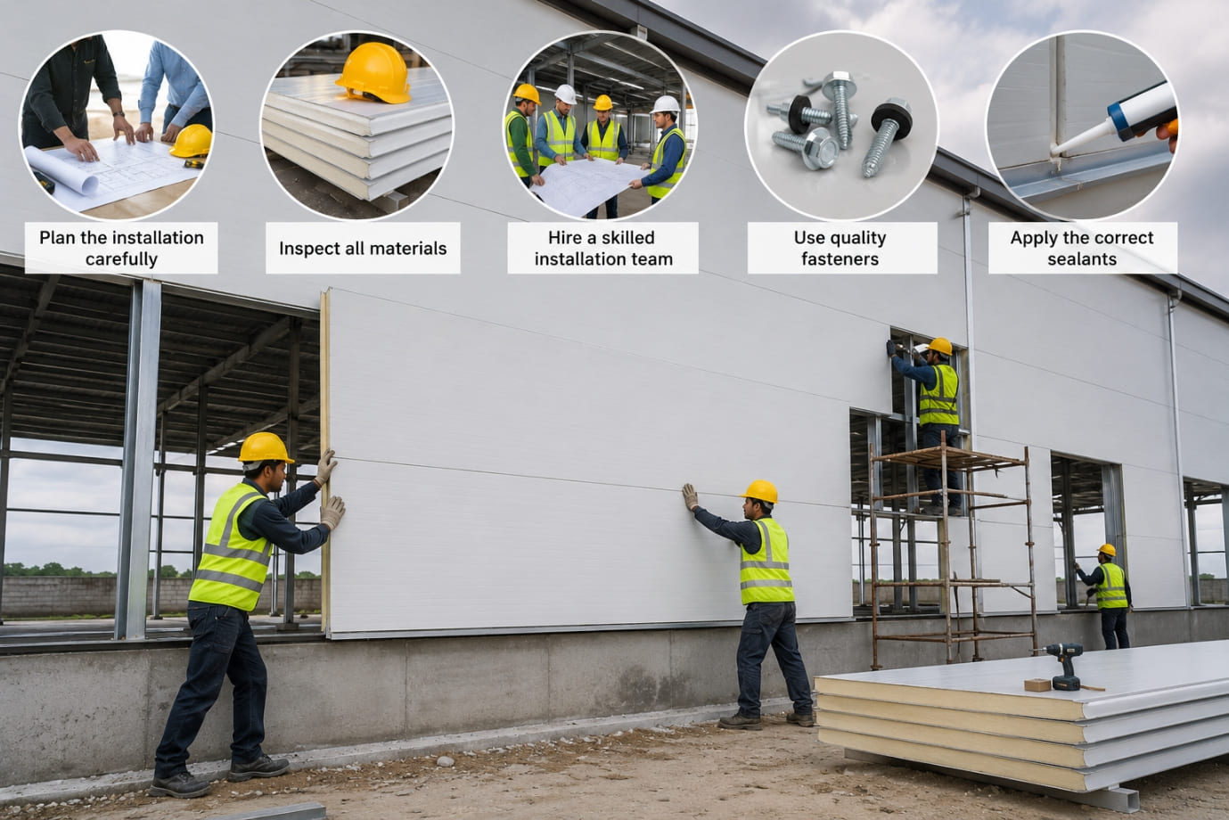 Best Practices for Successful PUF Panel Installation