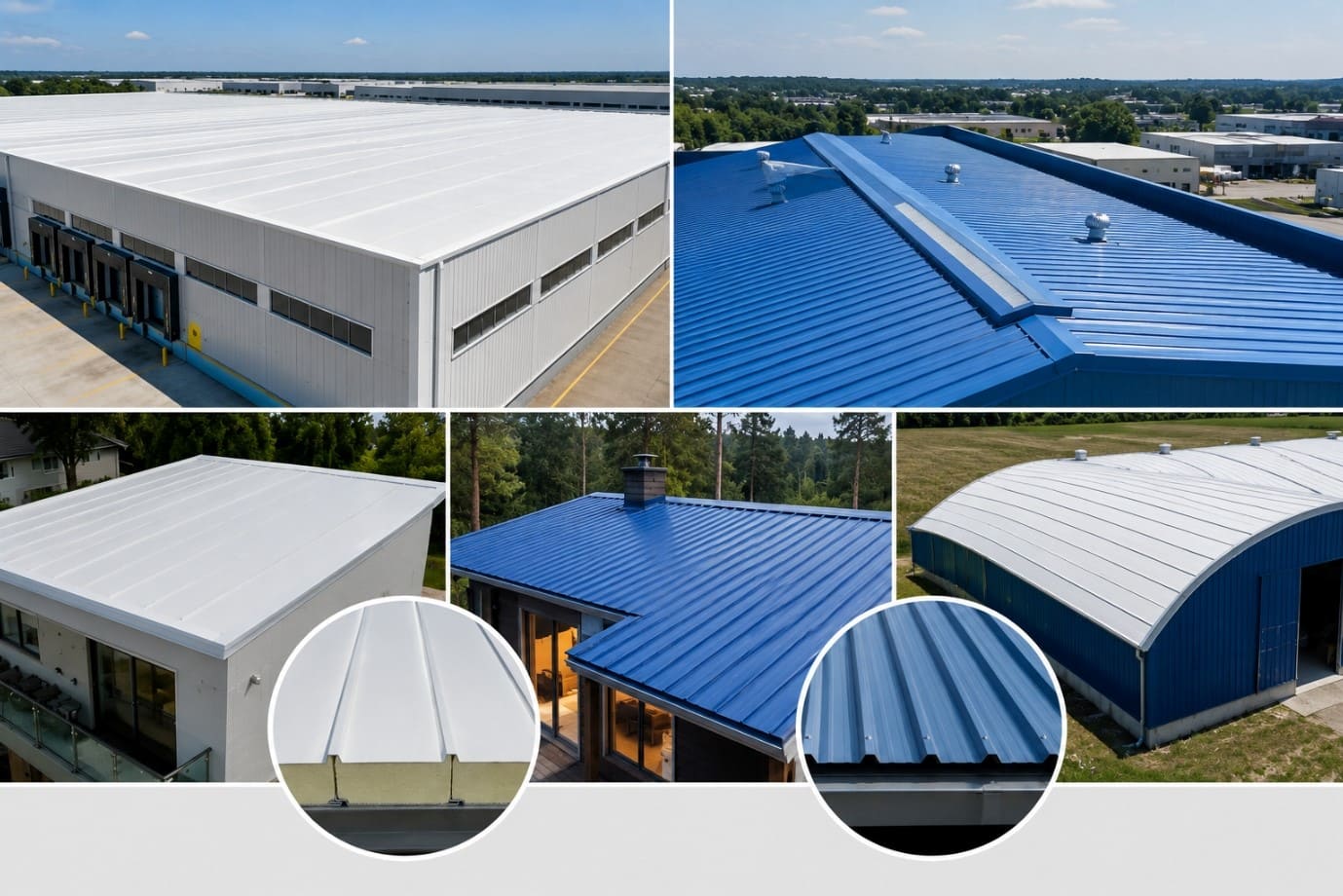 Roof PUF Panels vs Profile Sheets for Different Applications