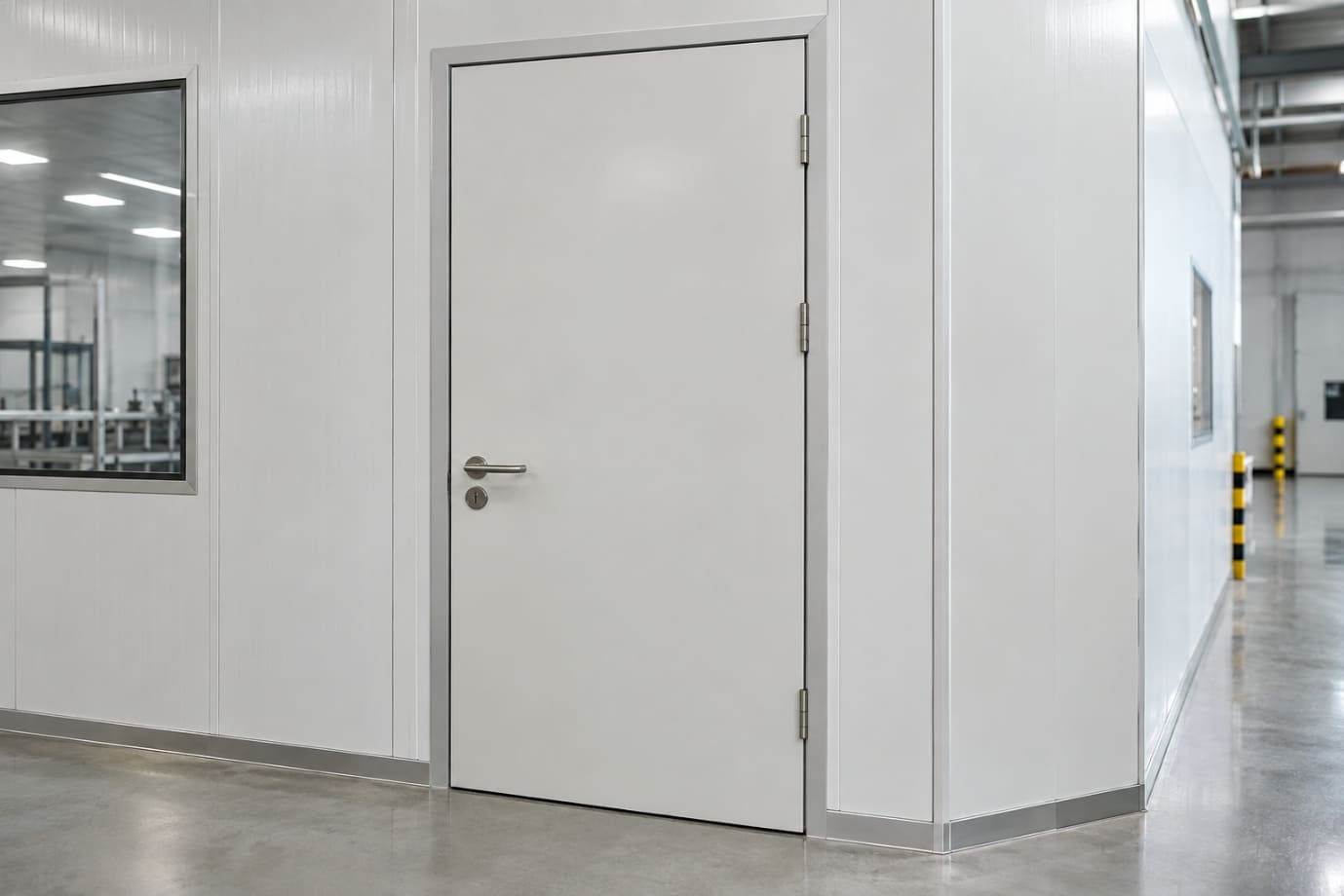 Flush Door made of PUF Panels Flush Door made of PUF Panels