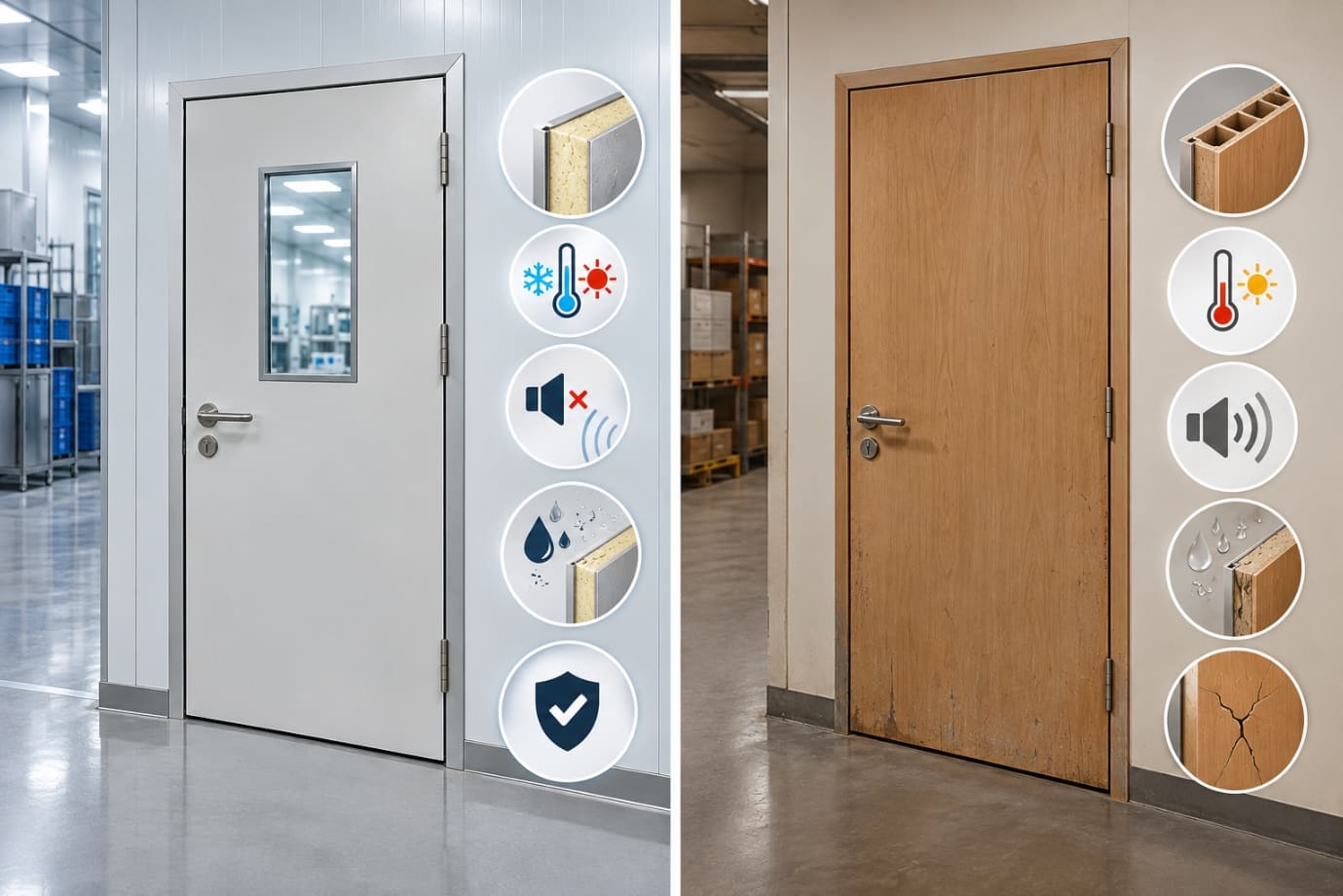 PUF Panel Flush Door vs Conventional Flush Door PUF Panel Flush Door vs Conventional Flush Door